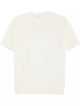 Футболка Lardini в мелкий рубчик, белый