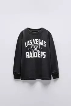Футболка las vegas raiders nfl ZARA, темный антрацит