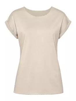 Футболка LASCANA, бежевый