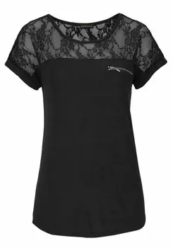 Футболка Lascana, черный