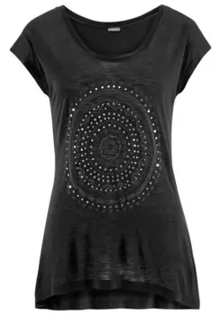 Футболка Lascana, черный