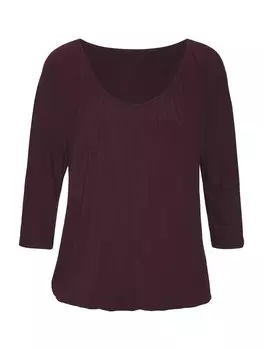 Футболка LASCANA, цвет aubergine