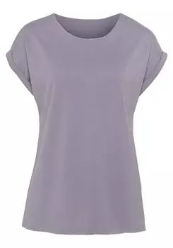Футболка LASCANA, цвет Lavender