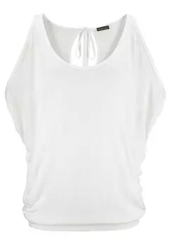 Футболка Lascana, цвет Natural White