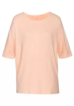 Футболка LASCANA, цвет Peach