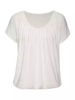 Футболка LASCANA, кремовый