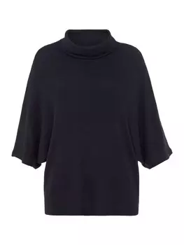 Футболка LASCANA Rollkragenshirt, синий