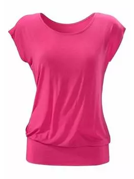 Футболка LASCANA, розовый