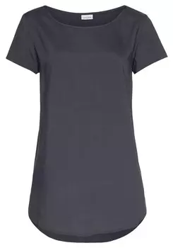 Футболка LASCANA Shirt, антрацит