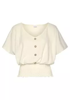 Футболка LASCANA Shirt, желтый