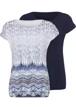 Футболка LASCANA, синий