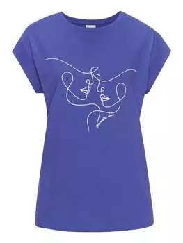 Футболка LASCANA, синий