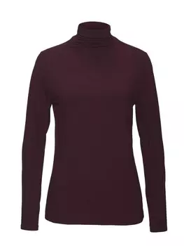 Футболка LASCANA Stehkragenshirt, цвет aubergine