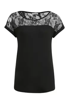 Футболка LASCANA Strand, черный