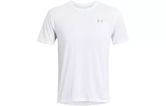 Футболка Launch Splatter мужская белая Under Armour, белый