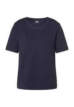 Футболка Лаура, хлопок, женская Adagio, темно-синий