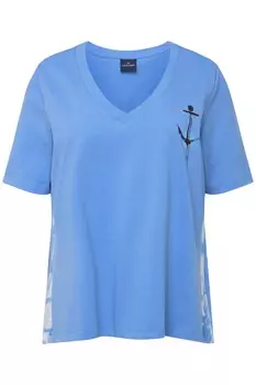 Футболка LAURASN, цвет azurblau