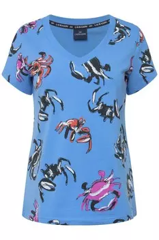 Футболка LAURASN, лазурный