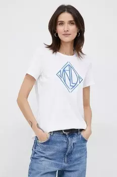 Футболка Lauren Ralph Lauren, белый