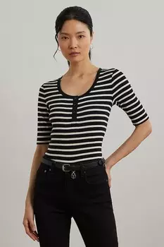 Футболка Lauren Ralph Lauren, черный