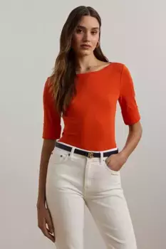 Футболка Lauren Ralph Lauren, оранжевый