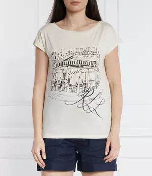 Футболка LAUREN RALPH LAUREN Regular Fit, экрю