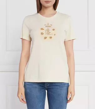 Футболка LAUREN RALPH LAUREN Regular Fit, бежевый