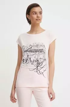 Футболка Lauren Ralph Lauren, розовый