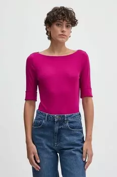 Футболка Lauren Ralph Lauren, розовый