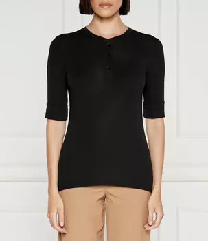 Футболка LAUREN RALPH LAUREN Slim Fit, черный