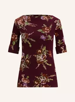 Футболка LAUREN RALPH LAUREN, темно-красный/розовый/зеленый