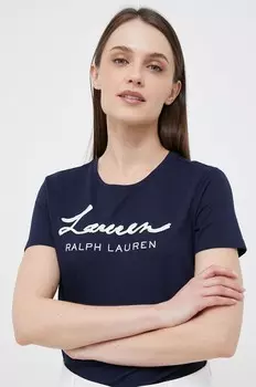 Футболка Lauren Ralph Lauren, темно-синий