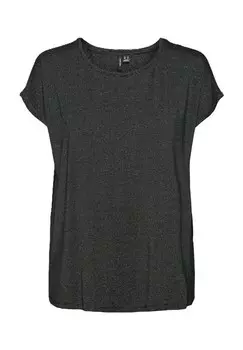 Футболка "Лава", круглый вырез, женская VERO MODA, цвет 177868002 Black/s
