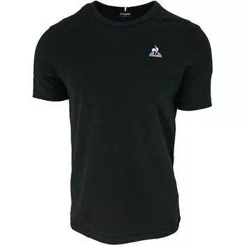 Футболка Le Coq Sportif Essentiels с коротким рукавом, черная, мужская