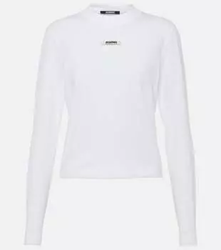 Футболка Le Gros Grain Manches Longues топ Jacquemus, белый