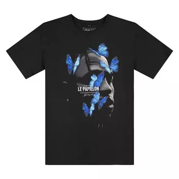 Футболка Le Papillon Oversize T-Shirt Mister Tee, цвет Schwarz