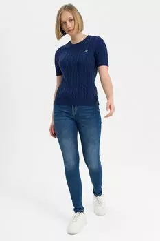 Футболка Leandra с узором «восьмерка» Jimmy Sanders, синий