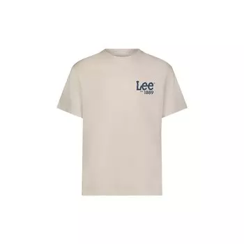 Футболка Lee Loose Logo, бежевый