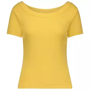 Футболка Lee Off The Shoulder Rib, желтый