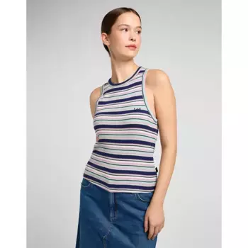 Футболка Lee Ribbed Sleeveless, коричневый