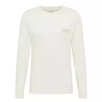 Футболка Lee Wobbly Logo long sleeve, бежевый