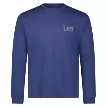 Футболка Lee Wobbly Logo long sleeve, синий