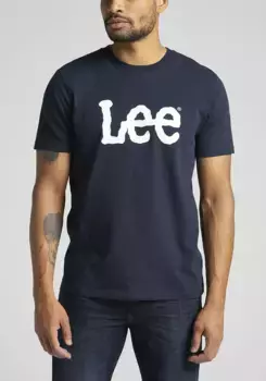 Футболка Lee "Wobbly LOGO TEE", темно-синий