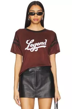 Футболка Legend от Understated Leather, burgundy