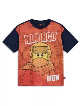 Футболка LEGO, цвет dunkeblau/orange