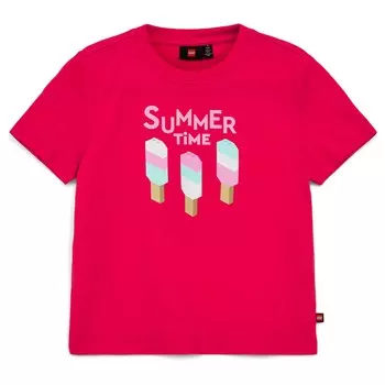 Футболка Lego Kid's Tano 312 S/S, цвет Dark Pink