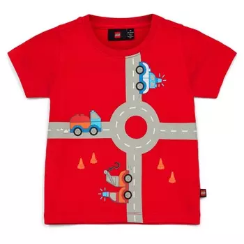Футболка Lego Kid's Tay 201 S/S, красный
