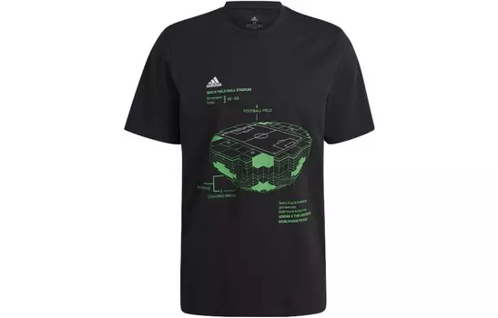 Футболка Lego X Lego Football Jersey для мужчин, черная Adidas, черный