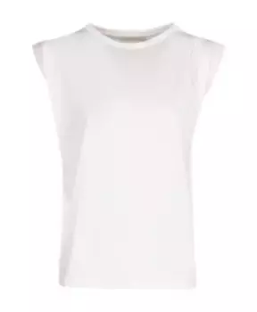 Футболка Leighton с уникальными деталями на плечах March23, белый