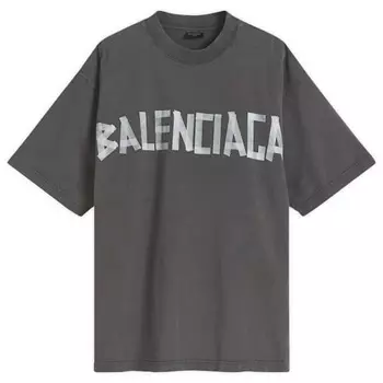 Футболка ленточного типа tr, средняя посадка Balenciaga, черный